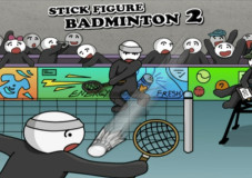 Stick Figure Badminton 2